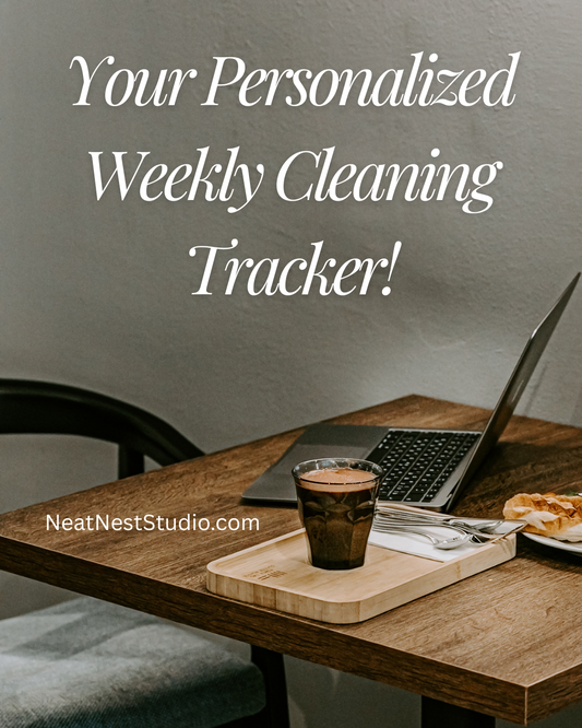 Personalized Weekly Cleaning Tracker